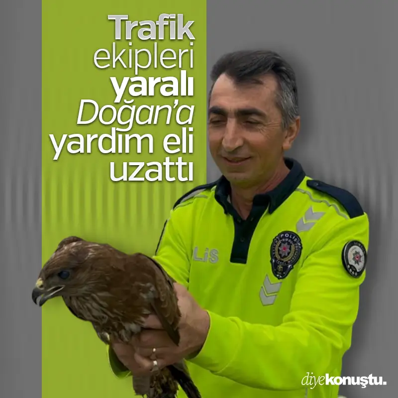 Samsun'da trafik ekipleri yaralı Doğan'a kucak açtı